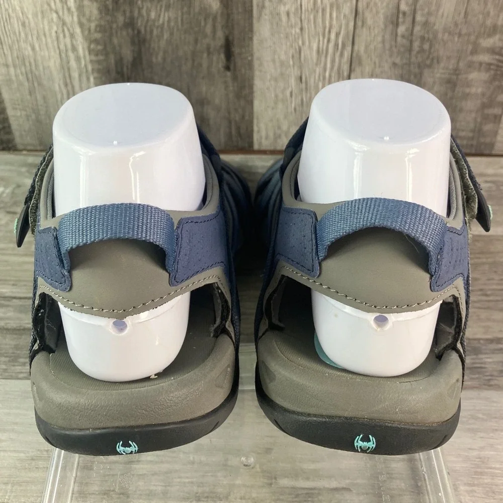 Teva Tirra Blue Grey Athletic Sandals Womens 8 Hiking Water Shoes 4266